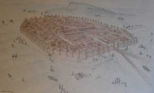 Mapa de la Barcino romana.